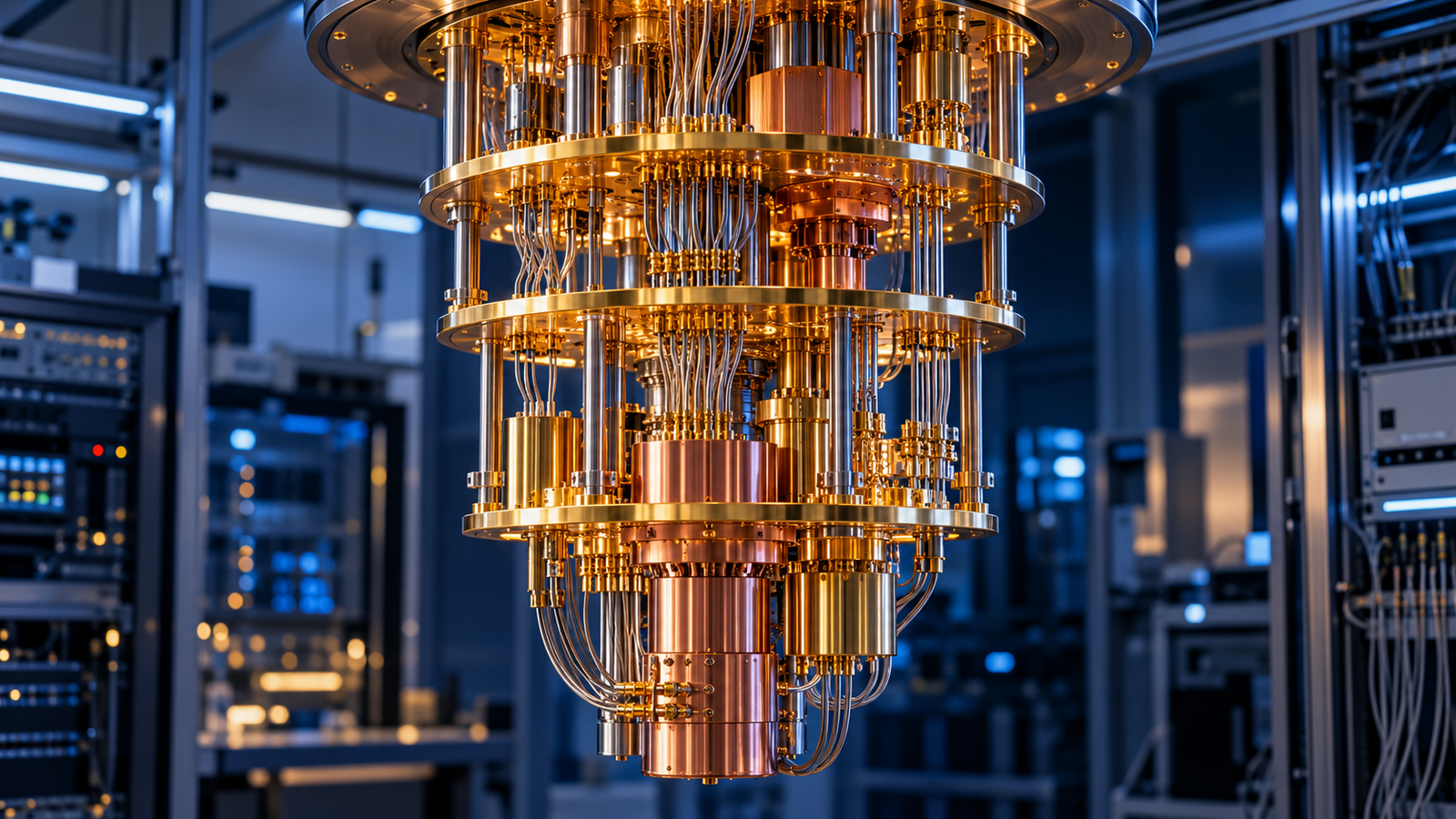 Quantum computer illustration